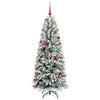 Kunstig juletre Hvit 73 x 73 x 180 cm PVC, plast, stål og PE