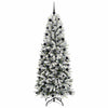 Kunstig juletre Hvit 78 x 78 x 210 cm PVC, plast, stål og PE