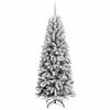 Kunstig juletre Hvit 78 x 78 x 210 cm PVC, plast, stål og PE