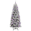 Kunstig juletre Hvit 78 x 78 x 210 cm PVC, plast, stål og PE