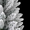 Kunstig juletre Hvit 78 x 78 x 210 cm PVC, plast, stål og PE