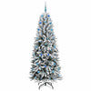 Kunstig juletre Hvit 78 x 78 x 210 cm PVC, plast, stål og PE