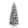 Kunstig juletre Hvit 93 x 93 x 240 cm PVC, plast, stål og PE