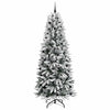 Kunstig juletre Hvit 93 x 93 x 240 cm PVC, plast, stål og PE