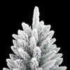 Kunstig juletre Hvit 93 x 93 x 240 cm PVC, plast, stål og PE