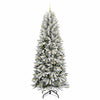 Kunstig juletre Hvit 93 x 93 x 240 cm PVC, plast, stål og PE