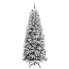 Kunstig juletre Hvit 93 x 93 x 240 cm PVC, plast, stål og PE