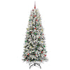 Kunstig juletre Hvit 93 x 93 x 240 cm PVC, plast, stål og PE