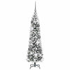 Kunstig juletre med 150 LED Hvit 120 cm PVC og Metall og Plast
