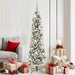 Kunstig juletre med 300 LED Hvit 180 cm PVC og Metall og Plast