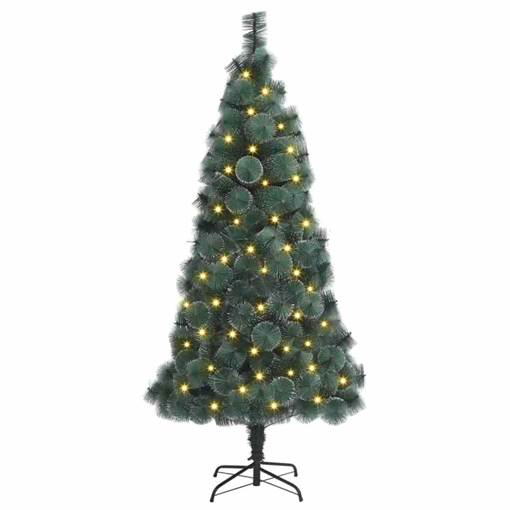 Kunstig forbelyst juletre med 300 LED grønn 180 cm PET