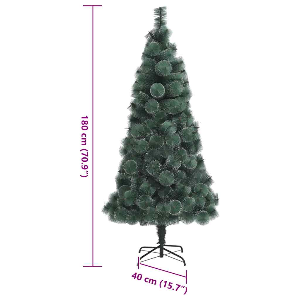 Kunstig forbelyst juletre med 300 LED grønn 180 cm PET
