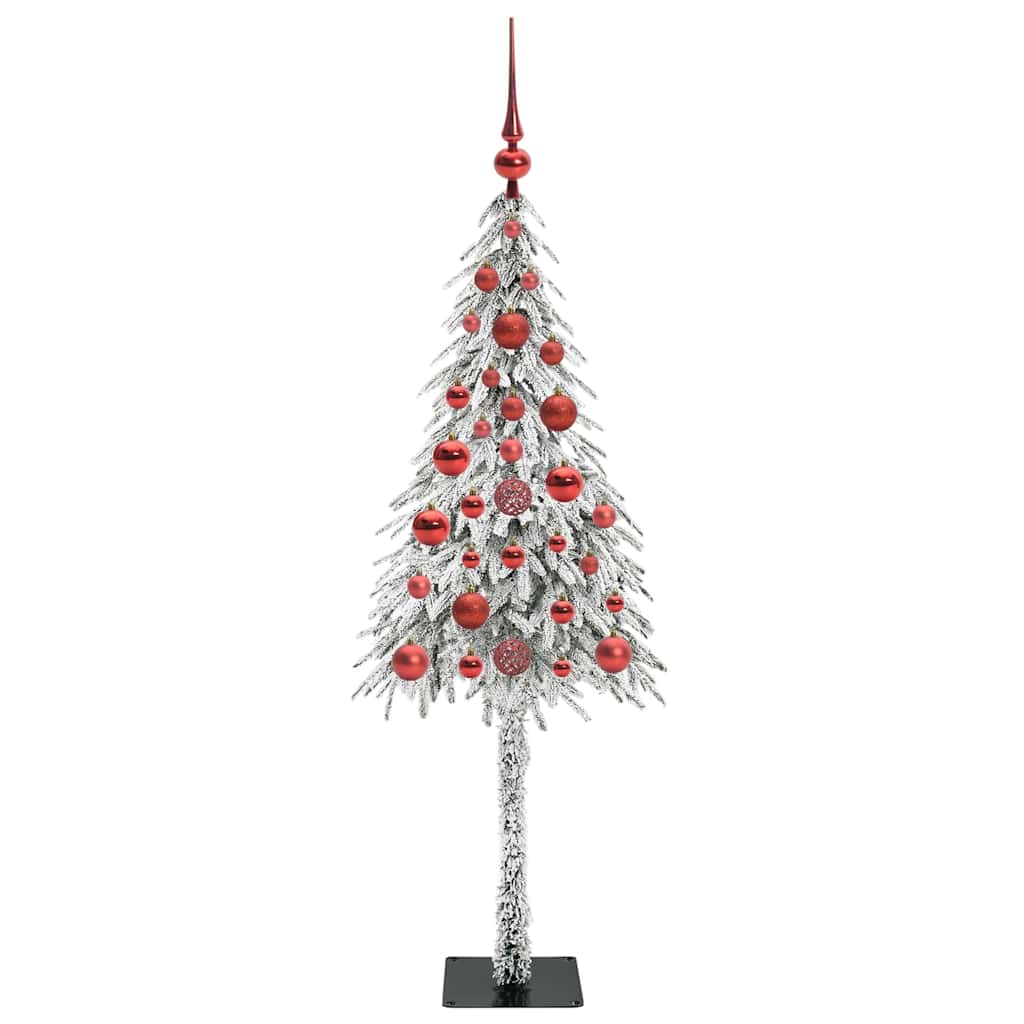 Juletre med 150 LED med stativ Hvit 120 cm PE og stål