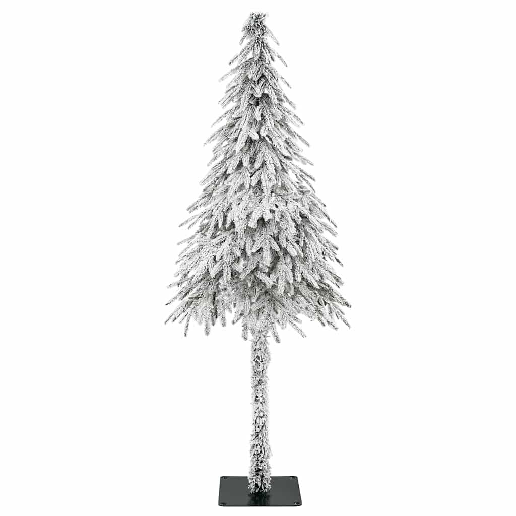 Juletre med 150 LED med stativ Hvit 120 cm PE og stål