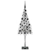 Juletre med 150 LED med stativ Hvit 150 cm PE og stål