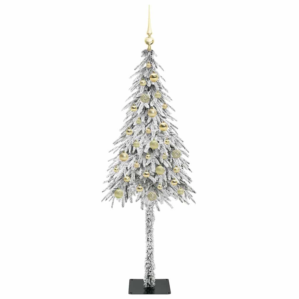 Juletre med 150 LED med stativ Hvit 150 cm PE og stål