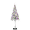 Juletre med 150 LED med stativ Hvit 150 cm PE og stål