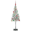 Juletre med 150 LED med stativ Hvit 150 cm PE og stål