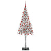 Juletre med 300 LED med stativ Hvit 180 cm PE og stål