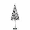 Juletre med 300 LED med stativ Hvit 180 cm PE og stål