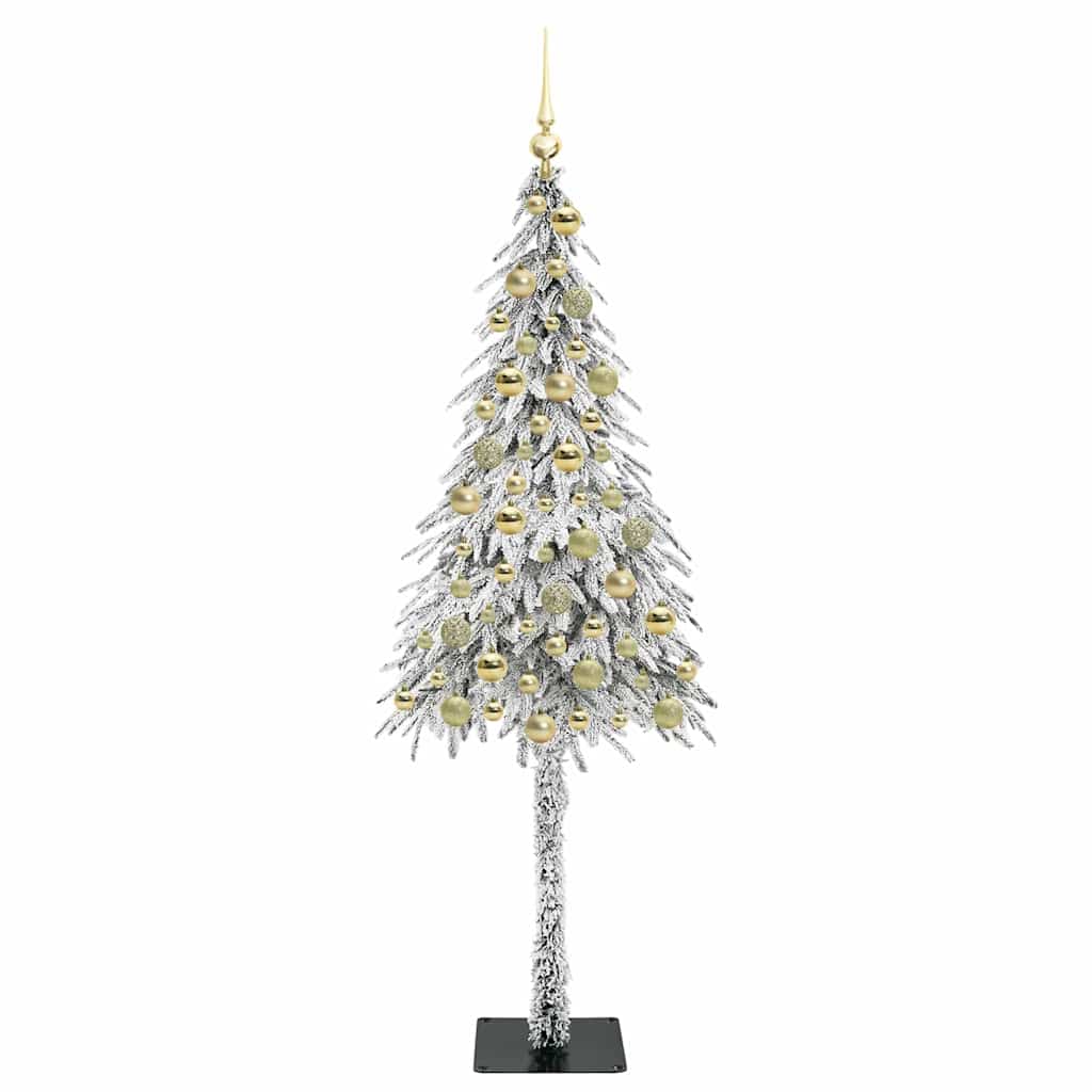 Juletre med 300 LED med stativ Hvit 180 cm PE og stål