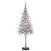Juletre med 300 LED med stativ Hvit 180 cm PE og stål