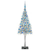 Juletre med 300 LED med stativ Hvit 180 cm PE og stål