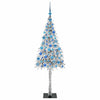 Juletre med 300 LED med stativ Hvit 180 cm PE og stål