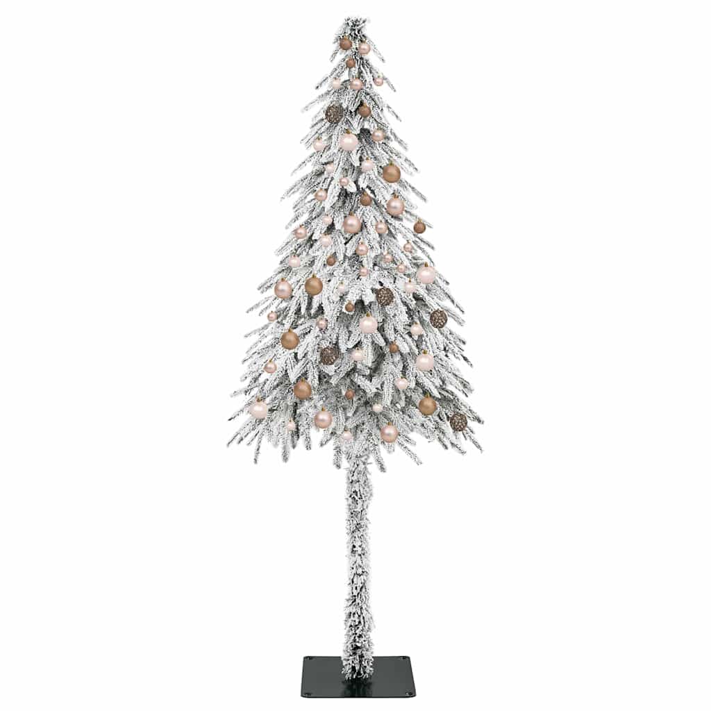 Juletre med 300 LED med stativ Hvit 210 cm PE og stål