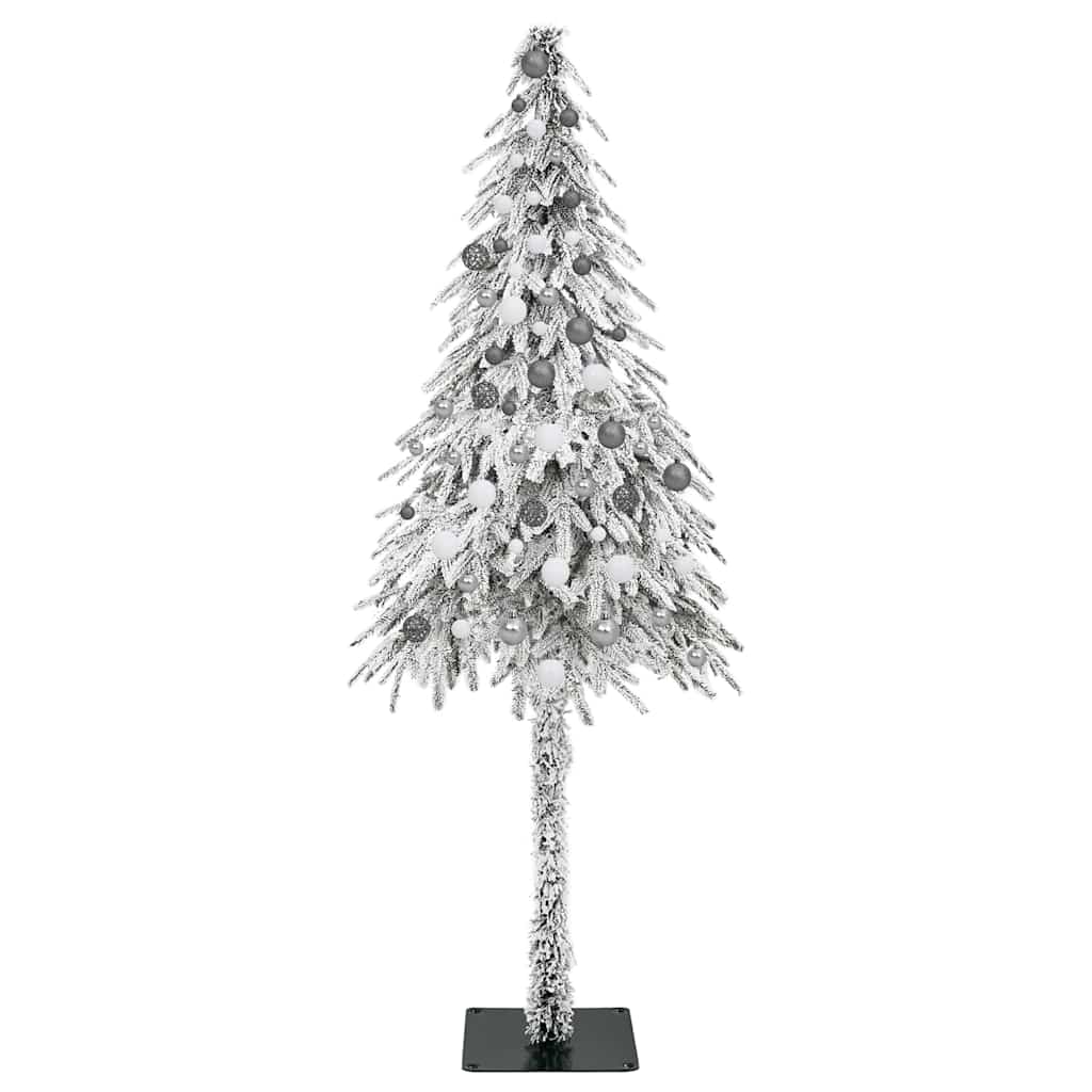 Juletre med 300 LED med stativ Hvit 210 cm PE og stål