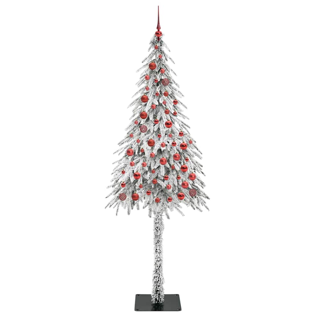 Juletre med 300 LED med stativ Hvit 210 cm PE og stål