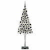 Juletre med 300 LED med stativ Hvit 210 cm PE og stål