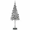 Juletre med 300 LED med stativ Hvit 210 cm PE og stål