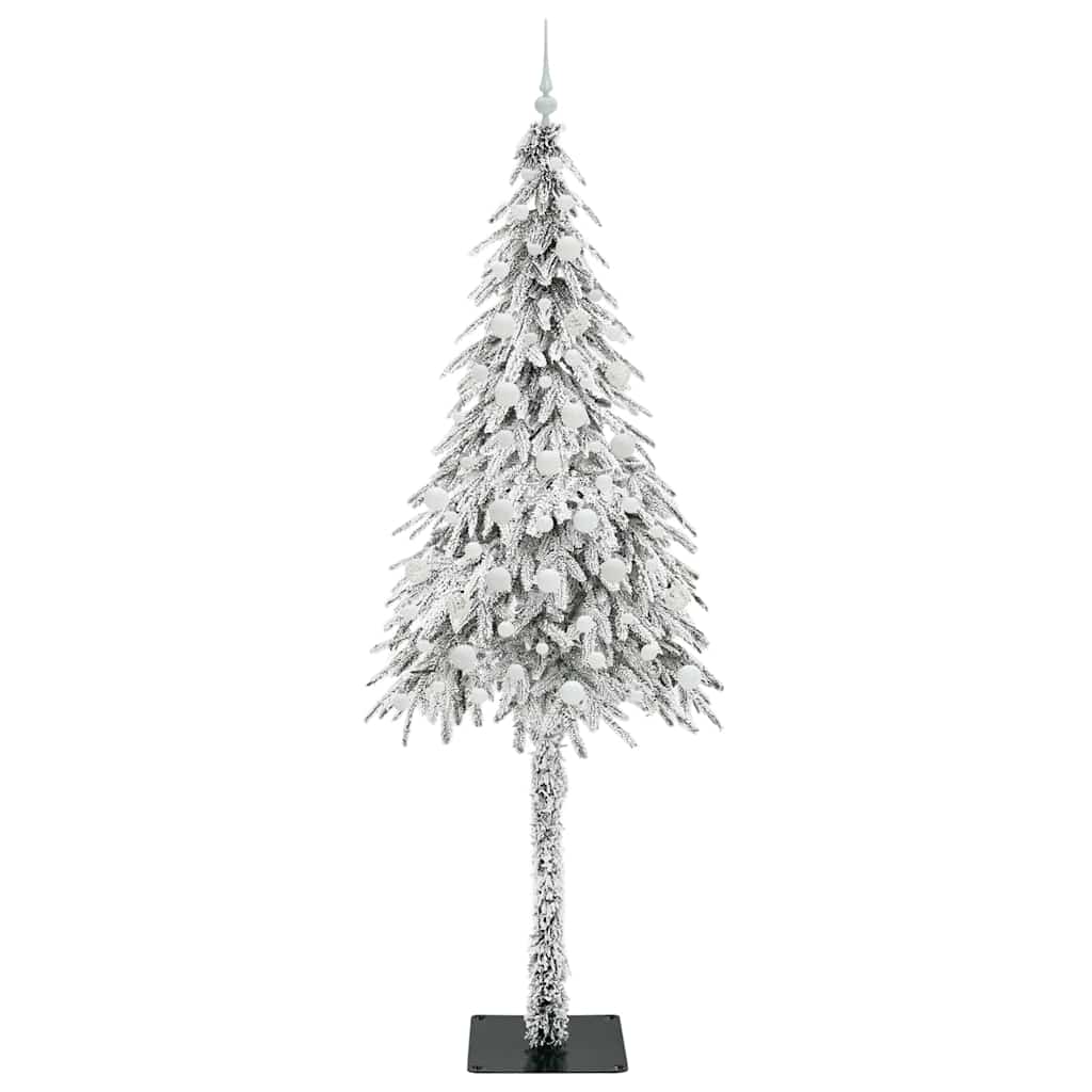 Juletre med 300 LED med stativ Hvit 210 cm PE og stål