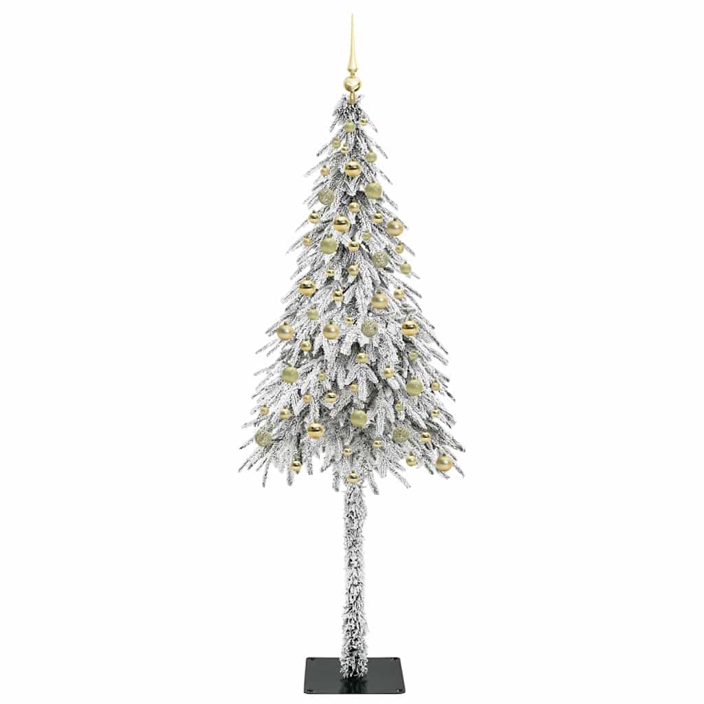 Juletre med 300 LED med stativ Hvit 210 cm PE og stål