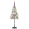 Juletre med 300 LED med stativ Hvit 210 cm PE og stål