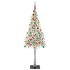 Juletre med 300 LED med stativ Hvit 210 cm PE og stål