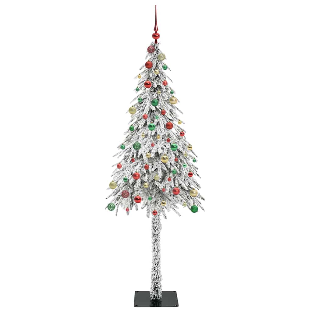 Juletre med 300 LED med stativ Hvit 210 cm PE og stål