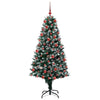Kunstig juletre med 300 LED grønn 180 cm PVC og Stål og Plast