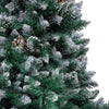 Kunstig juletre med 300 LED grønn 180 cm PVC og Stål og Plast