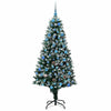 Kunstig juletre med 300 LED grønn 180 cm PVC og Stål og Plast