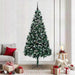 Kunstig juletre med 300 LED grønn 210 cm PVC og Stål og Plast