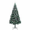 Kunstig juletre med 300 LED grønn 240 cm PVC og Stål og Plast