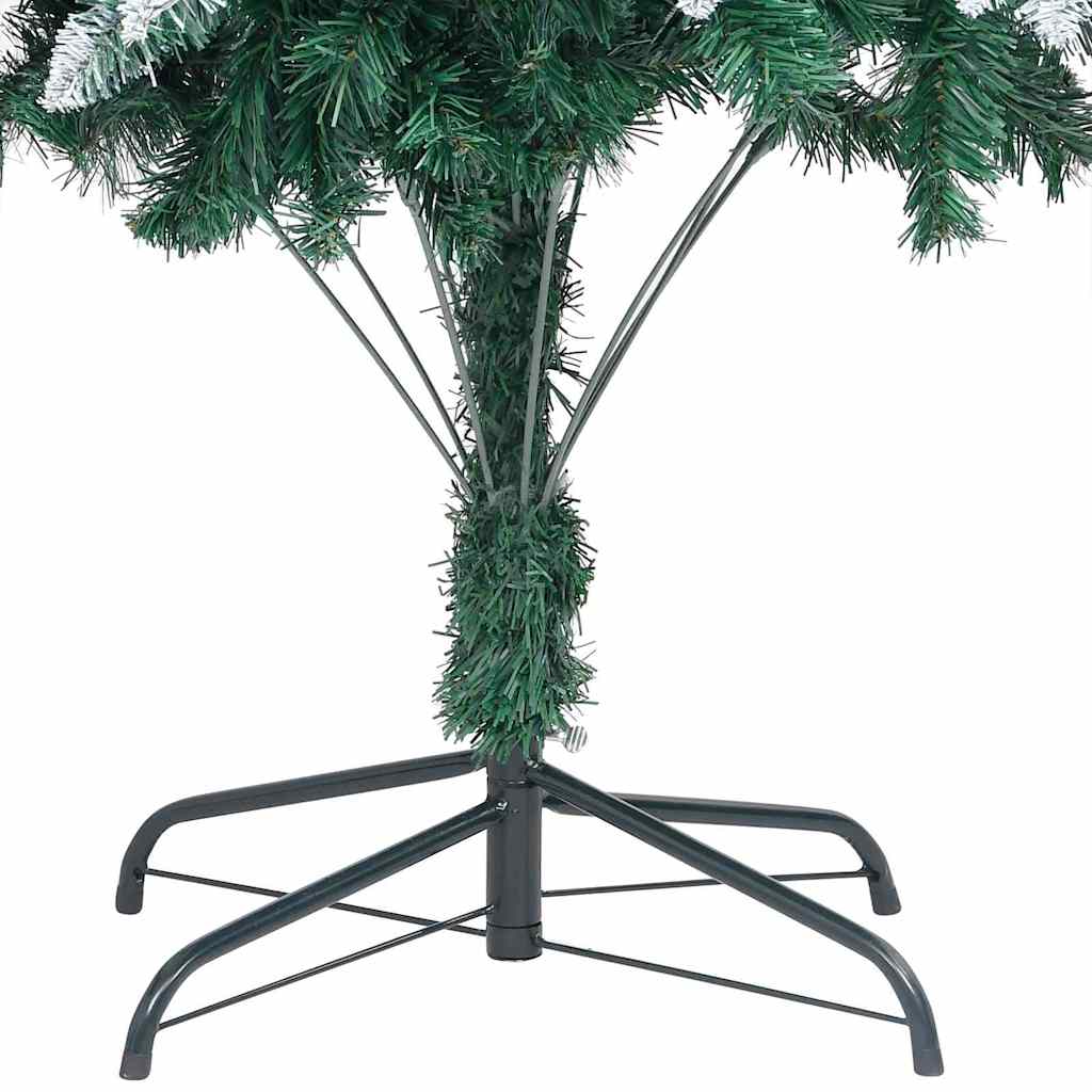 Kunstig juletre med 300 LED grønn 240 cm PVC og Stål og Plast