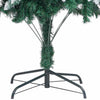 Kunstig juletre med 300 LED grønn 240 cm PVC og Stål og Plast