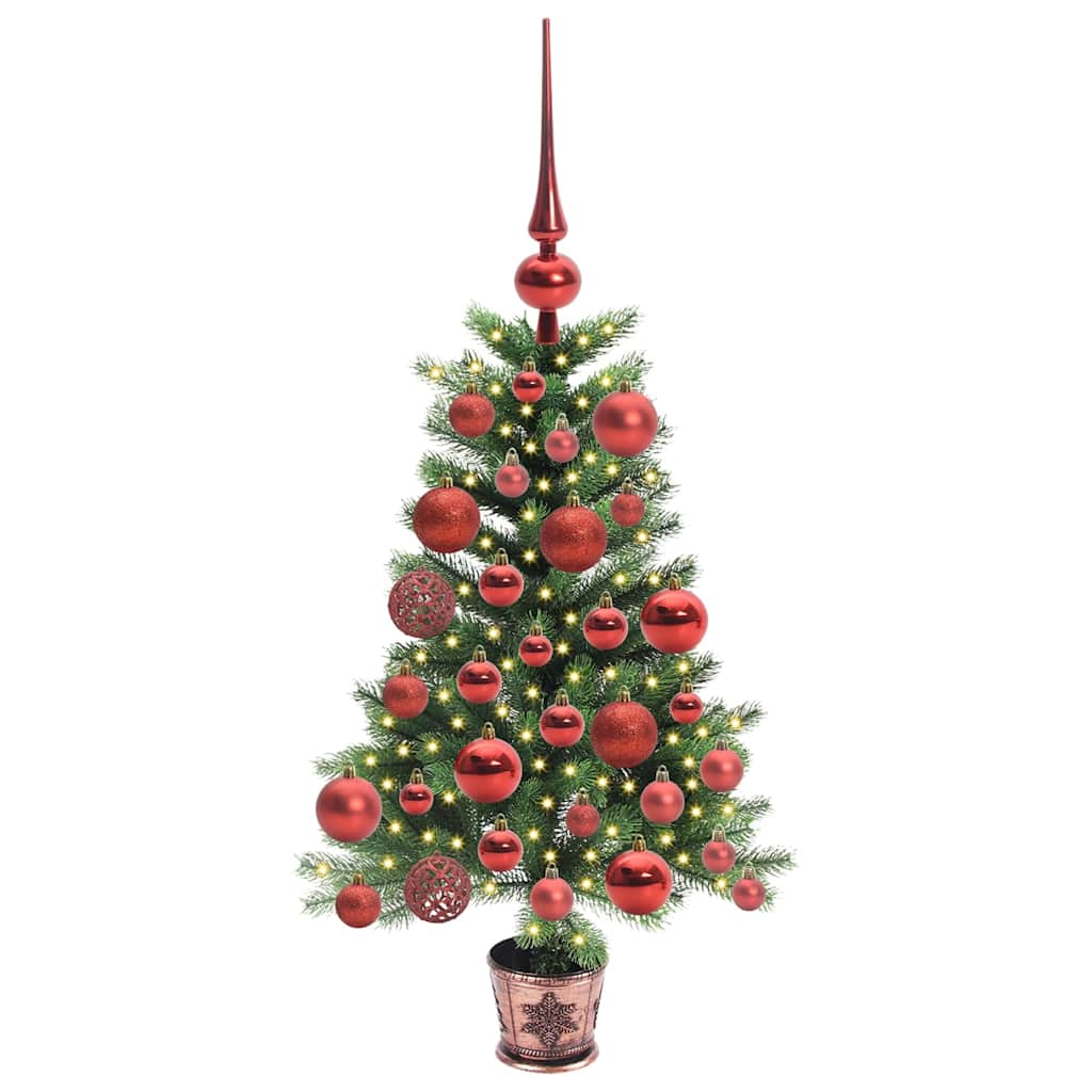 Juletre med 150 LED med stativ grønn 65 cm PE