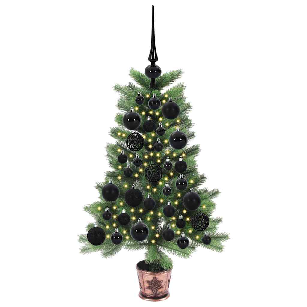Juletre med 150 LED med stativ grønn 65 cm PE