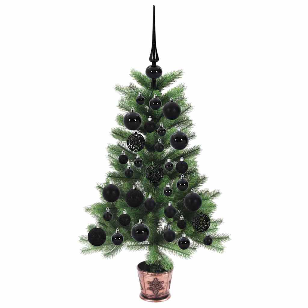 Juletre med 150 LED med stativ grønn 65 cm PE