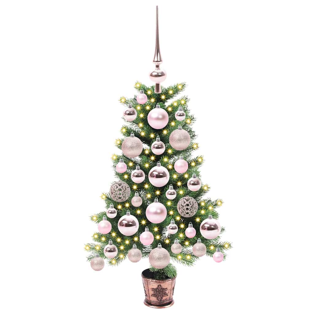 Juletre med 150 LED med stativ grønn 65 cm PE