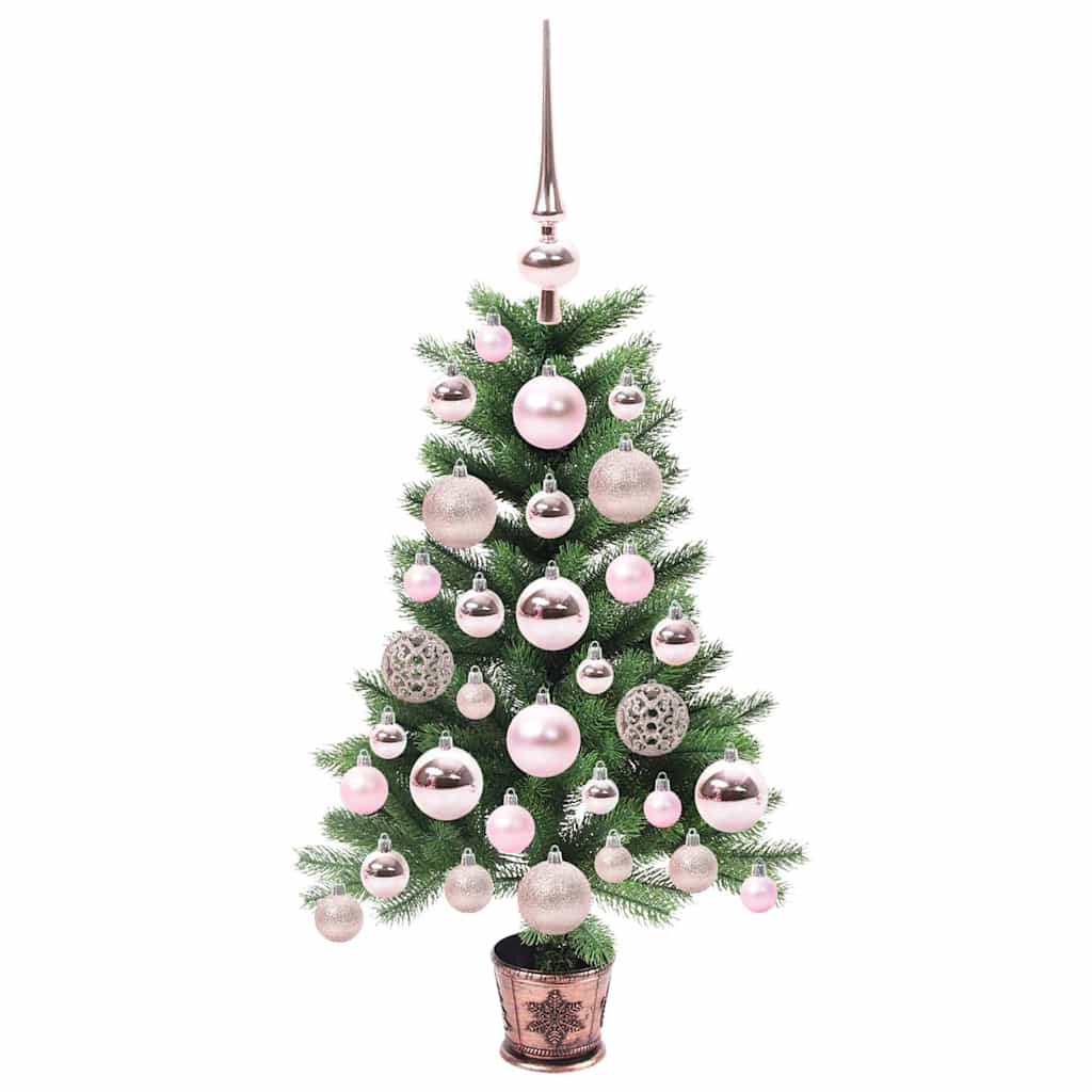 Juletre med 150 LED med stativ grønn 65 cm PE
